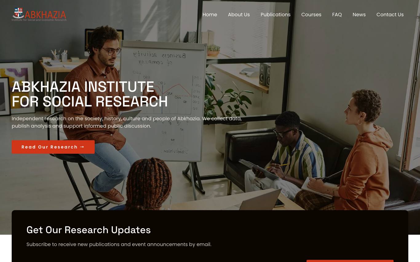 Abkhazia Institute for Social Research homepage