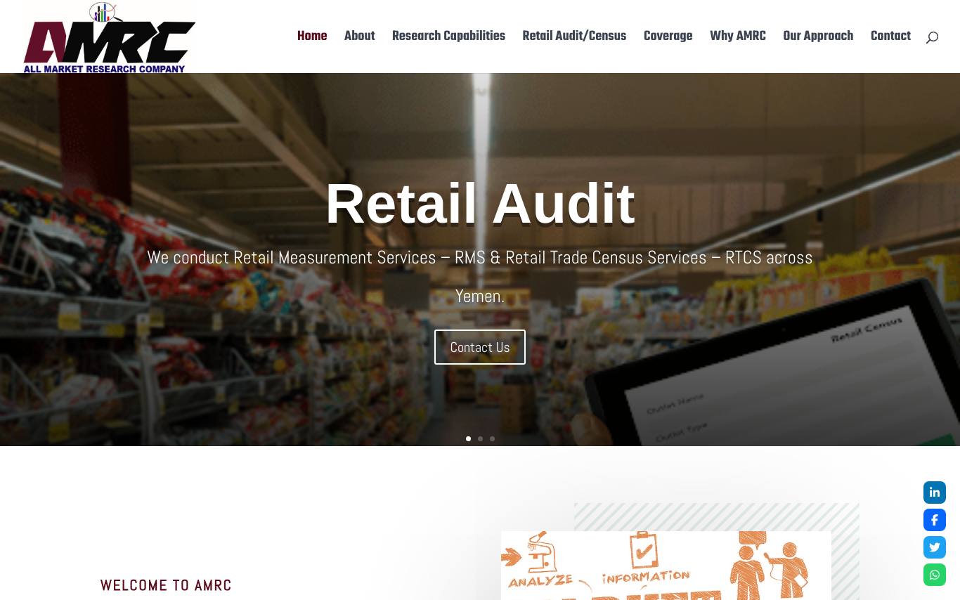 AMRC (All Market Research Company) homepage