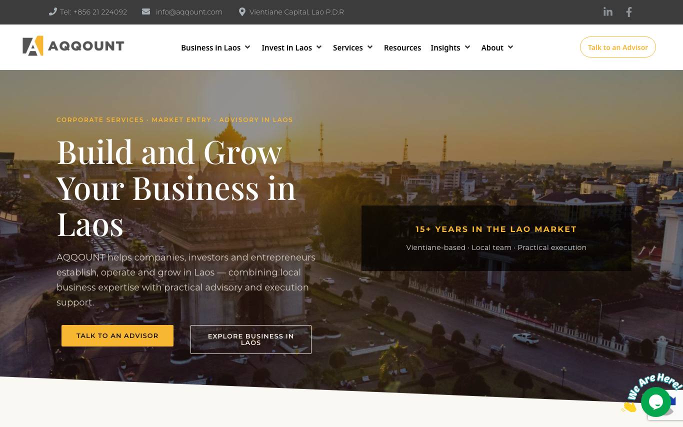 AQQOUNT homepage
