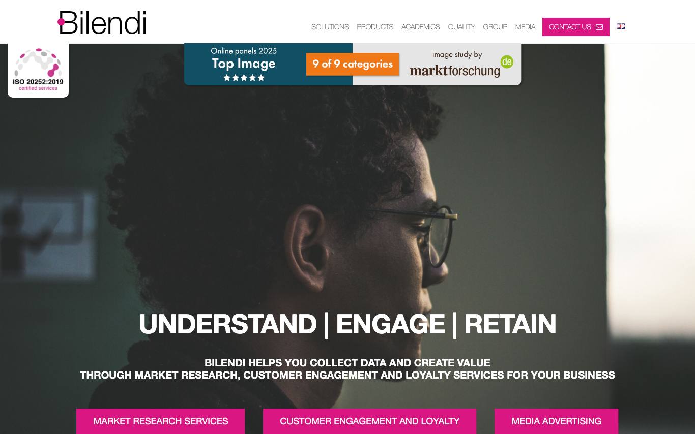 Bilendi homepage
