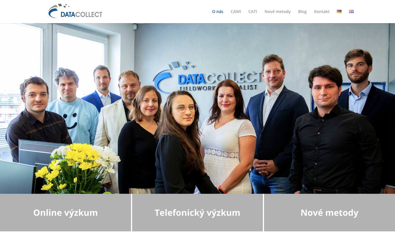Data Collect homepage