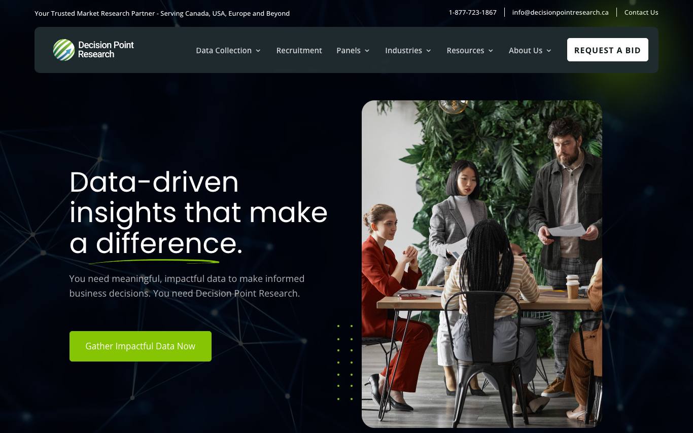 Decision Point Research homepage