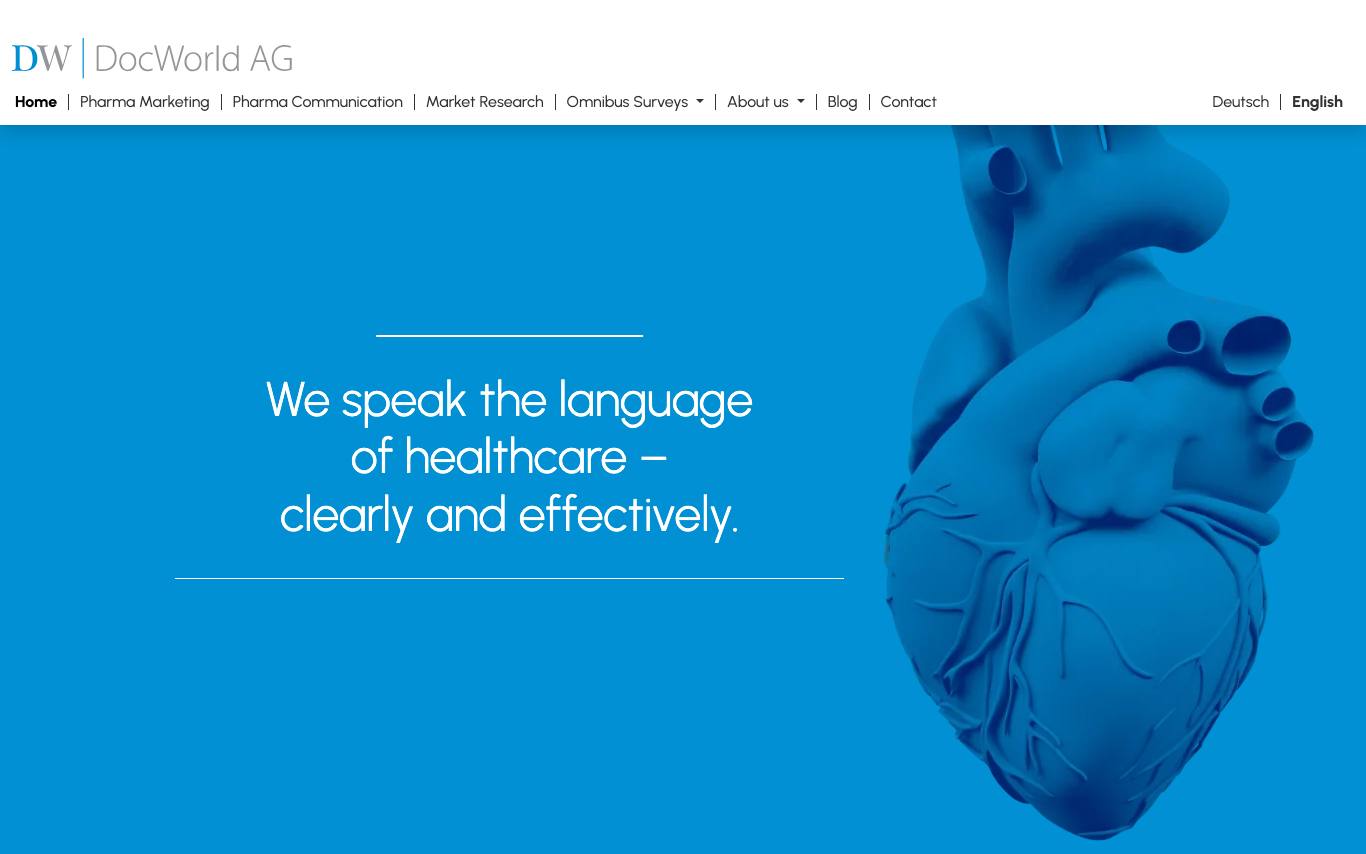 DocWorld AG homepage