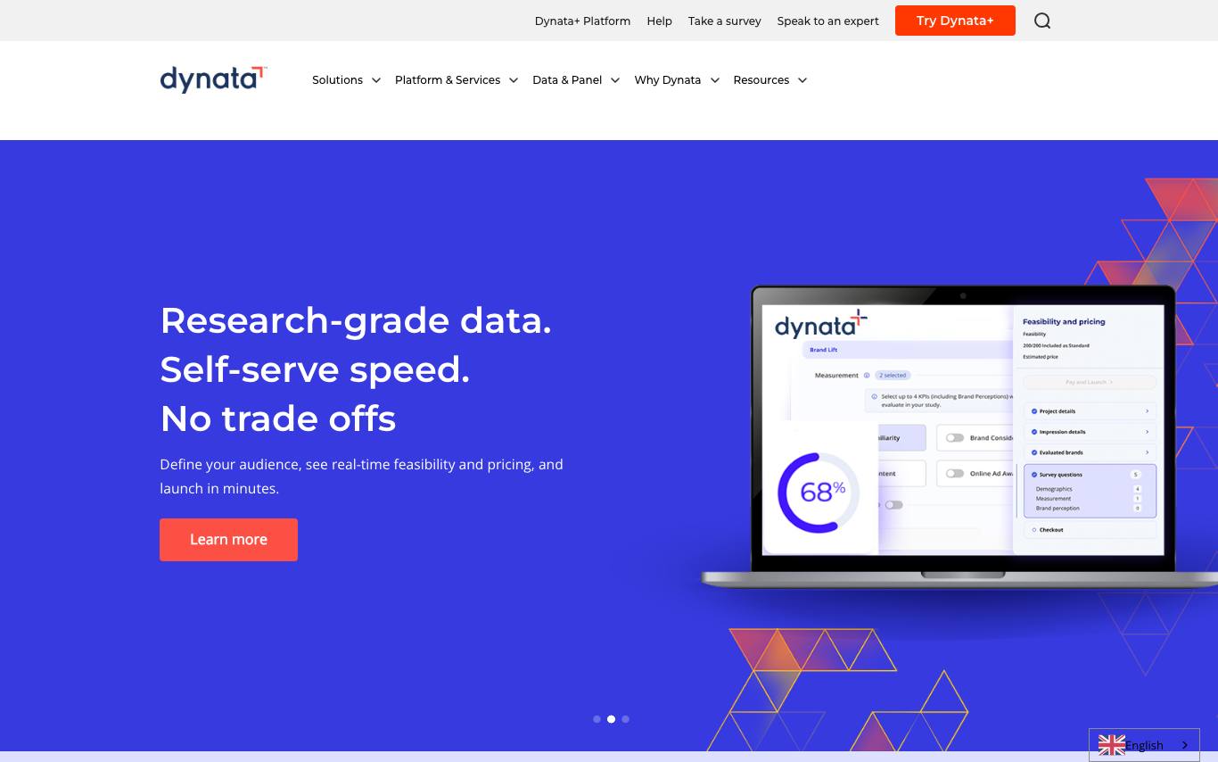 Dynata homepage