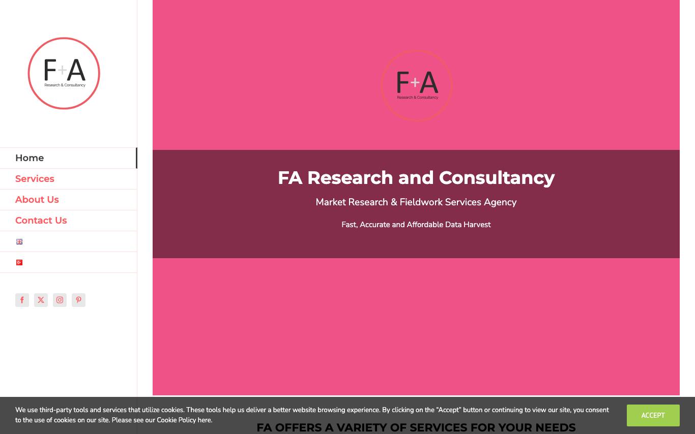 FA Research and Consultancy homepage