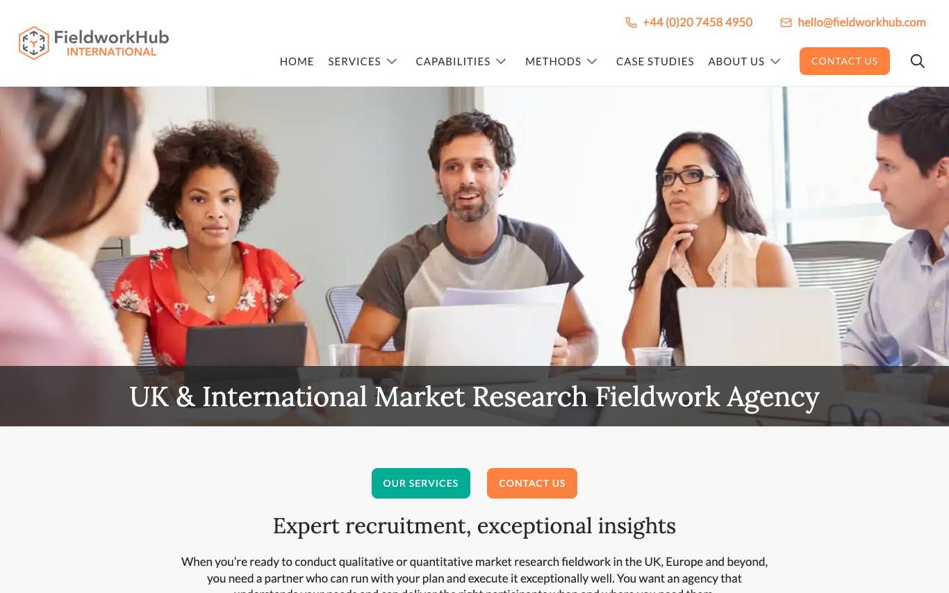 FieldworkHub homepage
