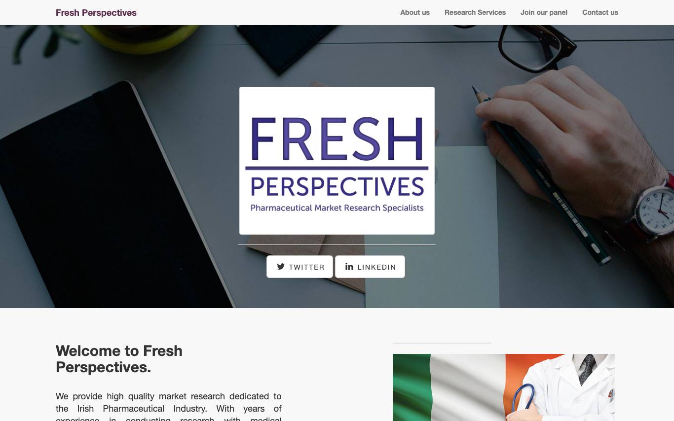 Fresh Perspectives homepage