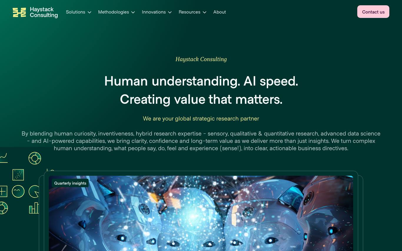 Haystack Consulting homepage