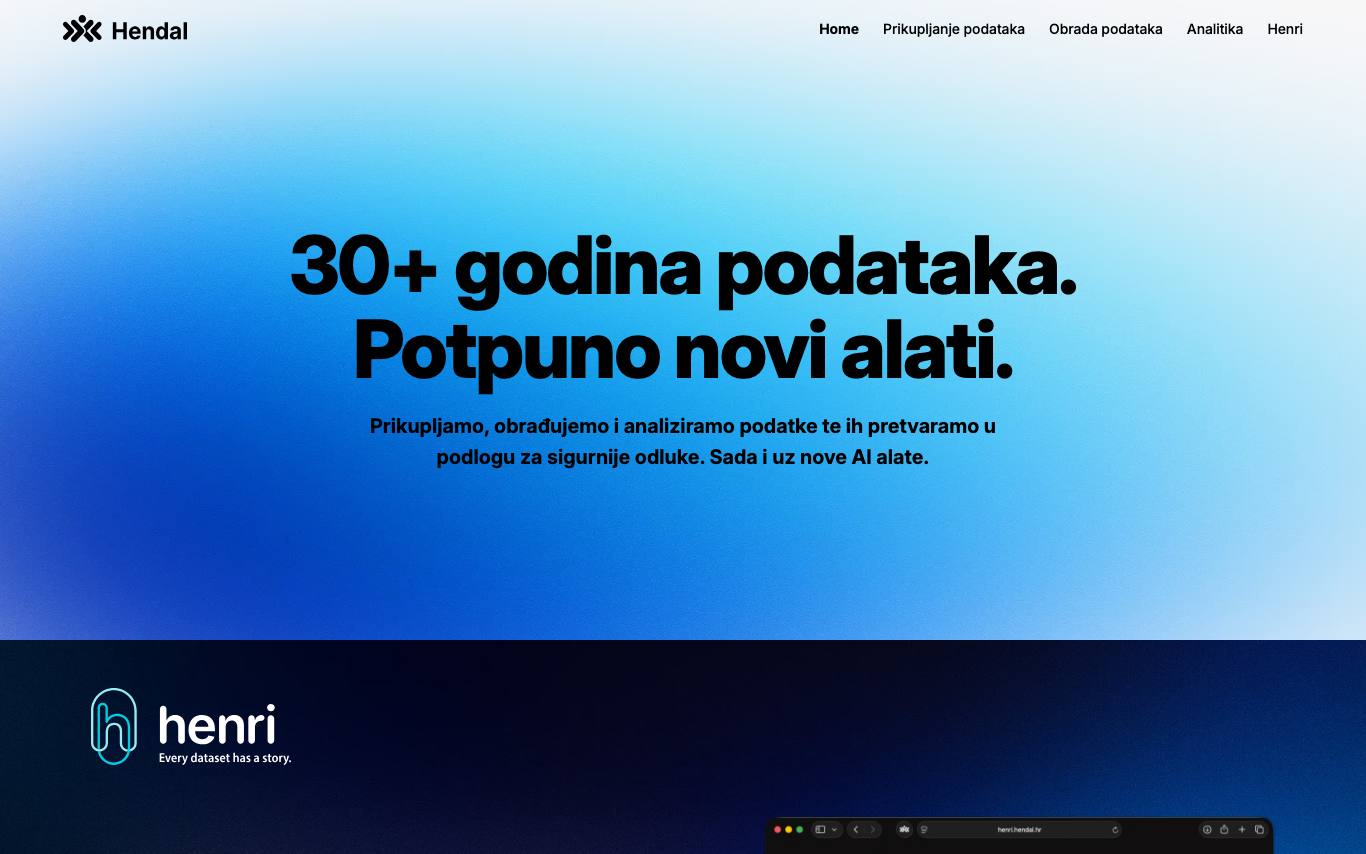 Hendal homepage