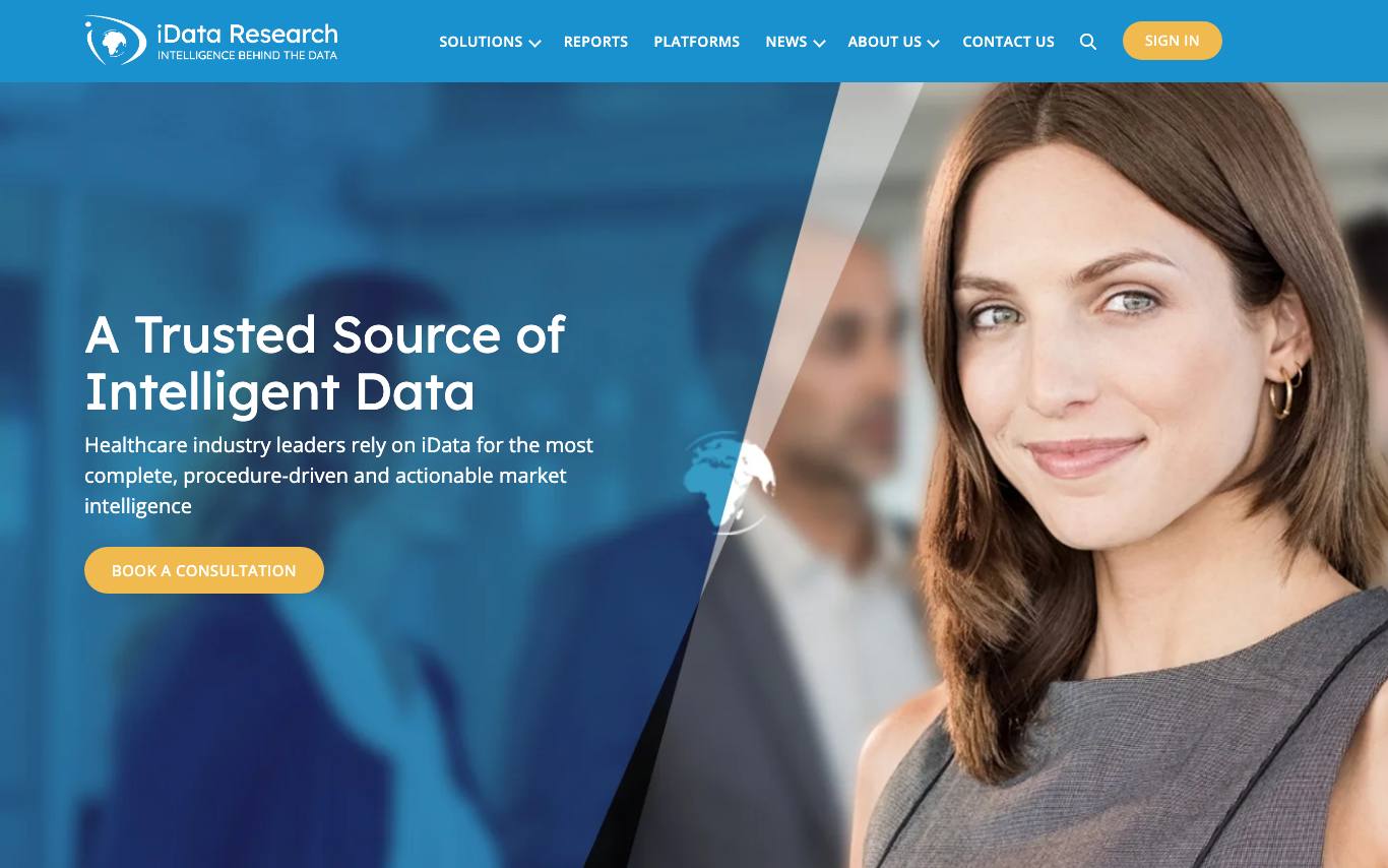 iData Research homepage