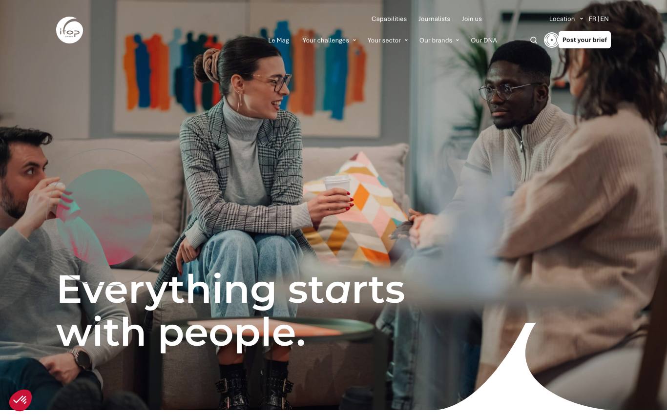 Ifop Group homepage