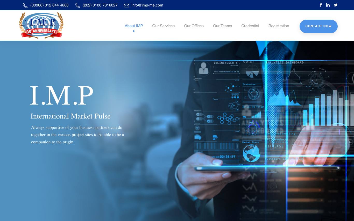 IMP (International Market Pulse) homepage