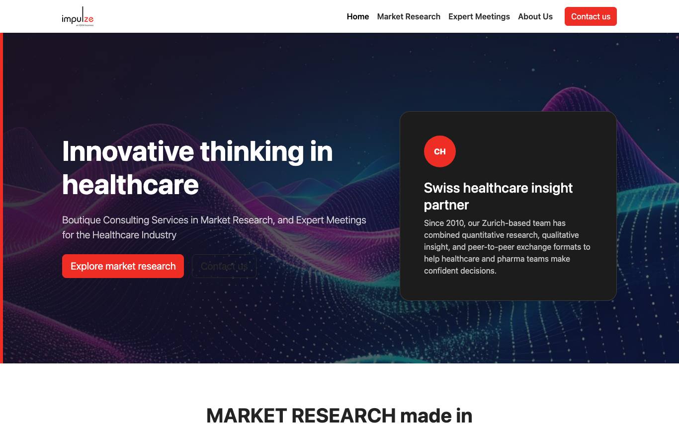 impulze homepage