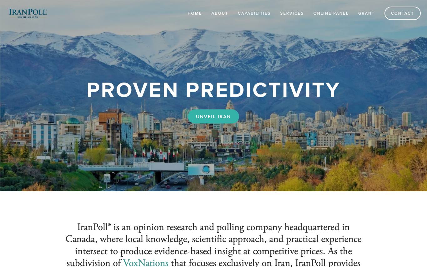 IranPoll homepage