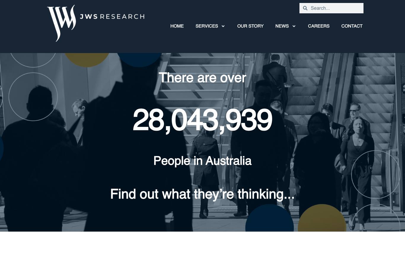 JWS Research homepage