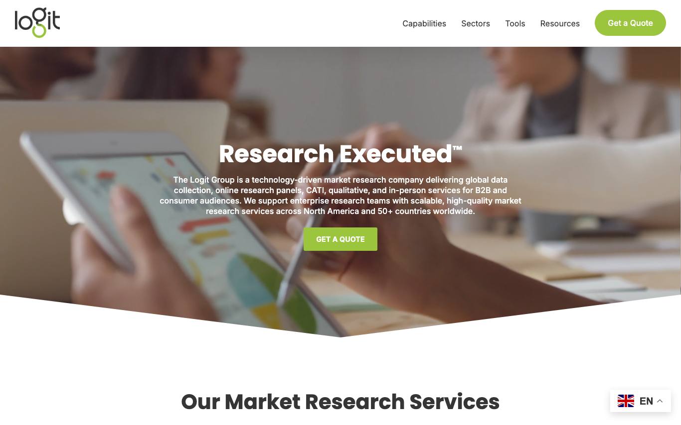 The Logit Group homepage