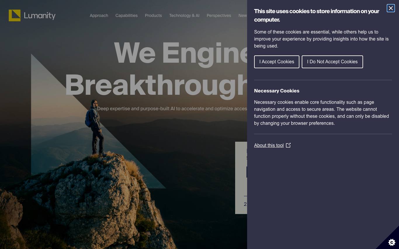 Lumanity homepage