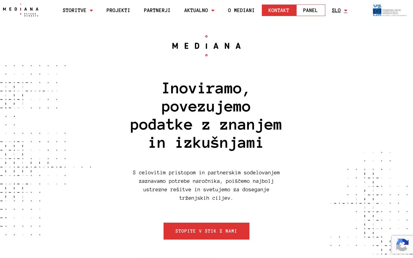 Mediana homepage