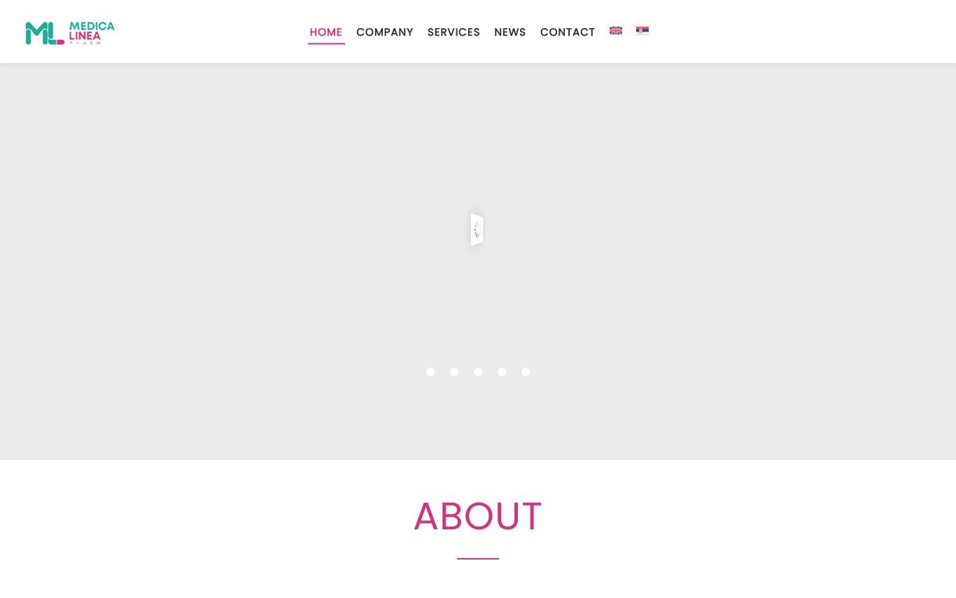 Medica Linea Pharm homepage