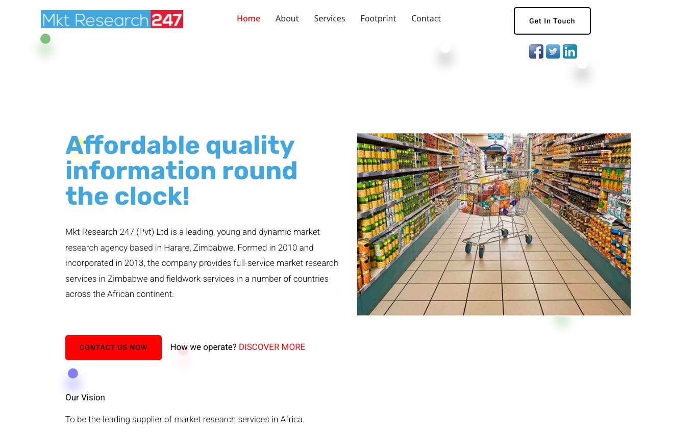 Mkt Research 247 homepage