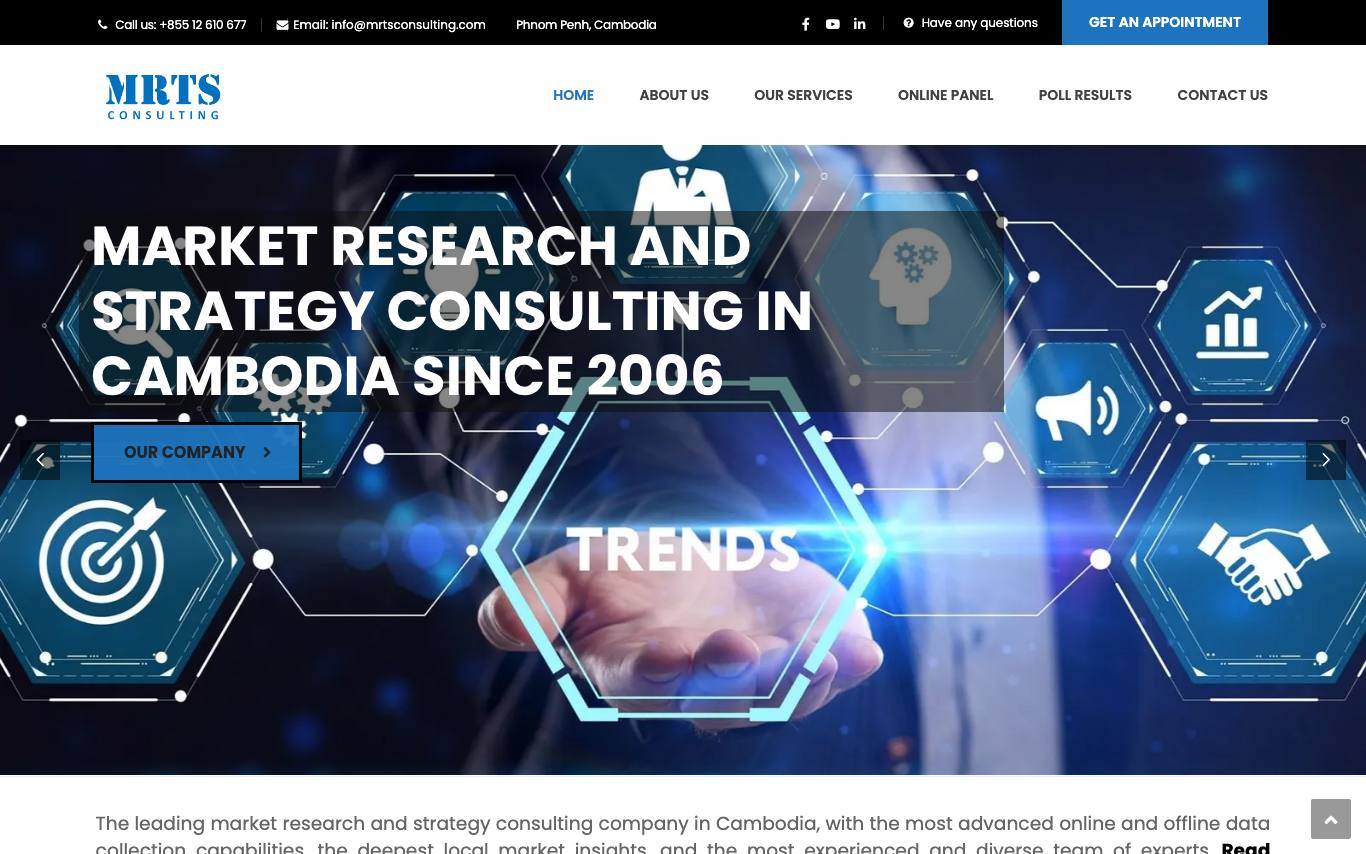 MRTS Consulting Ltd homepage