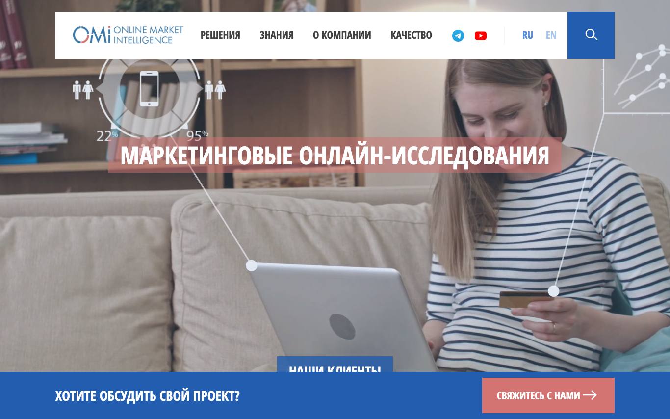 OMI (Online Market Intelligence) homepage