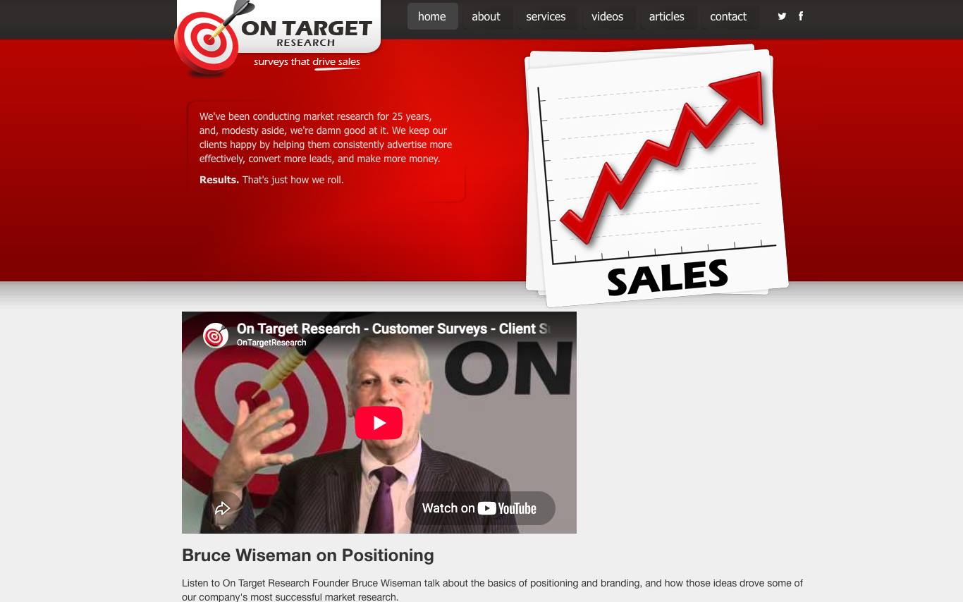 OnTarget homepage