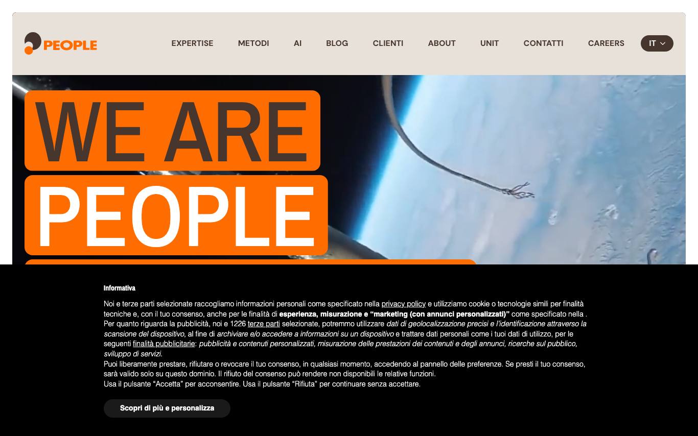 People homepage