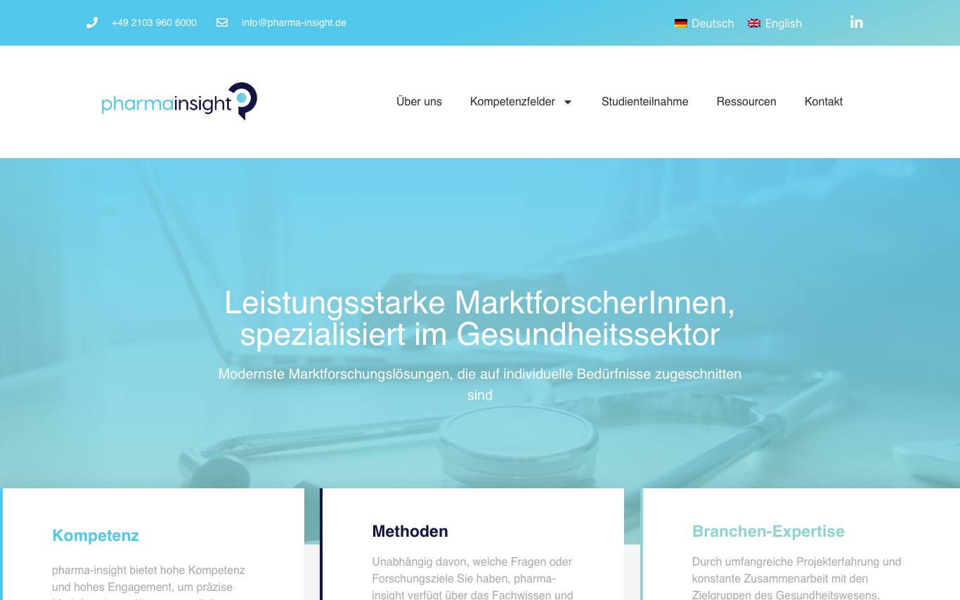 pharma-insight homepage