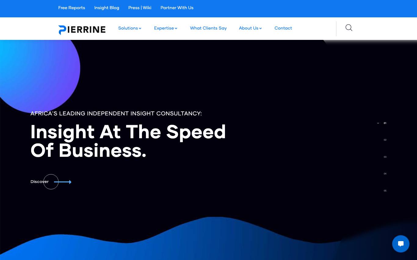 Pierrine Consulting homepage