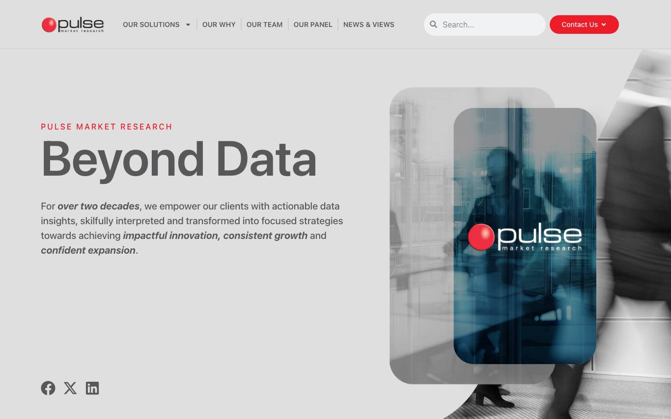 Pulse Market Research homepage