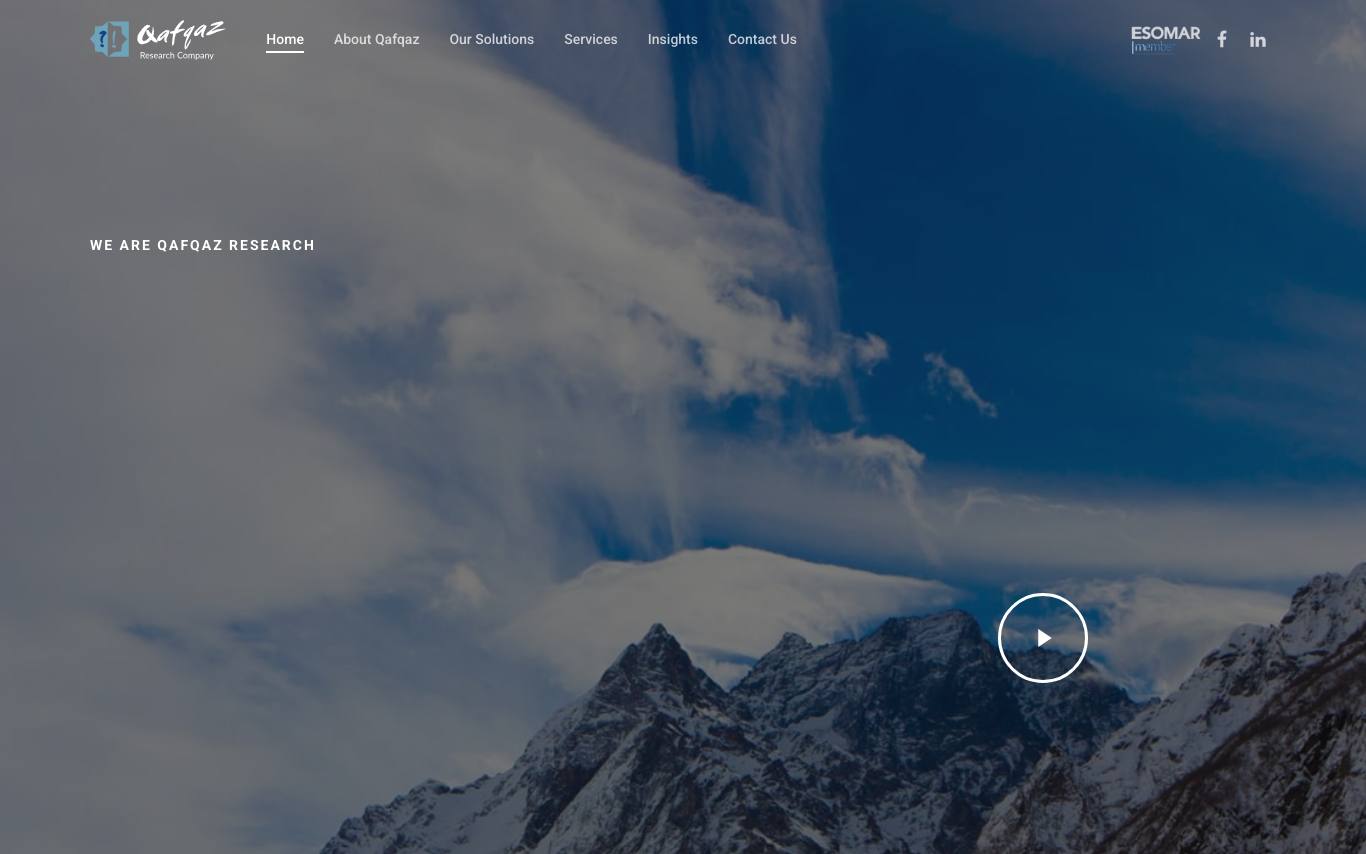 Qafqaz Research homepage