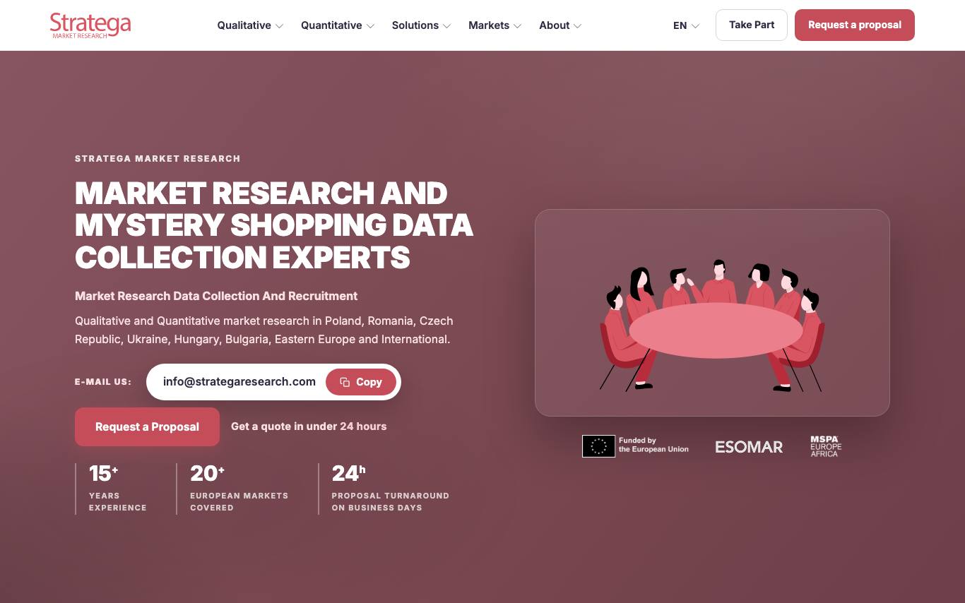 Stratega homepage
