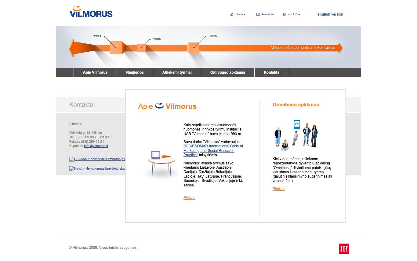 Vilmorus homepage