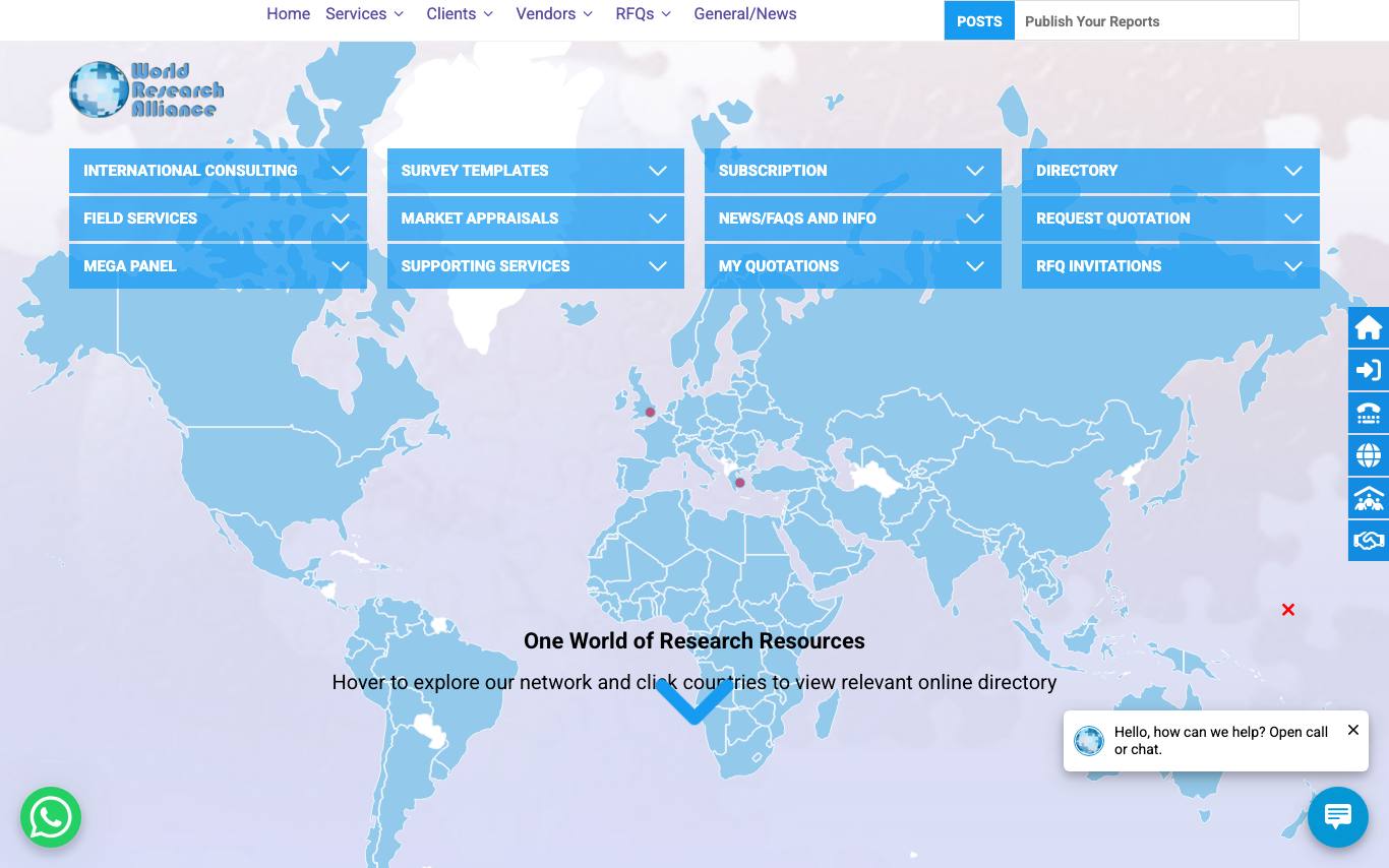 Eferest Market Research Bureau (EMRB) homepage