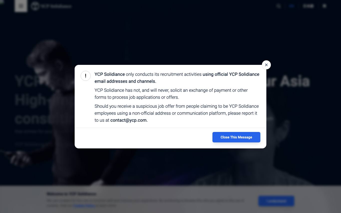 YCP Solidiance homepage