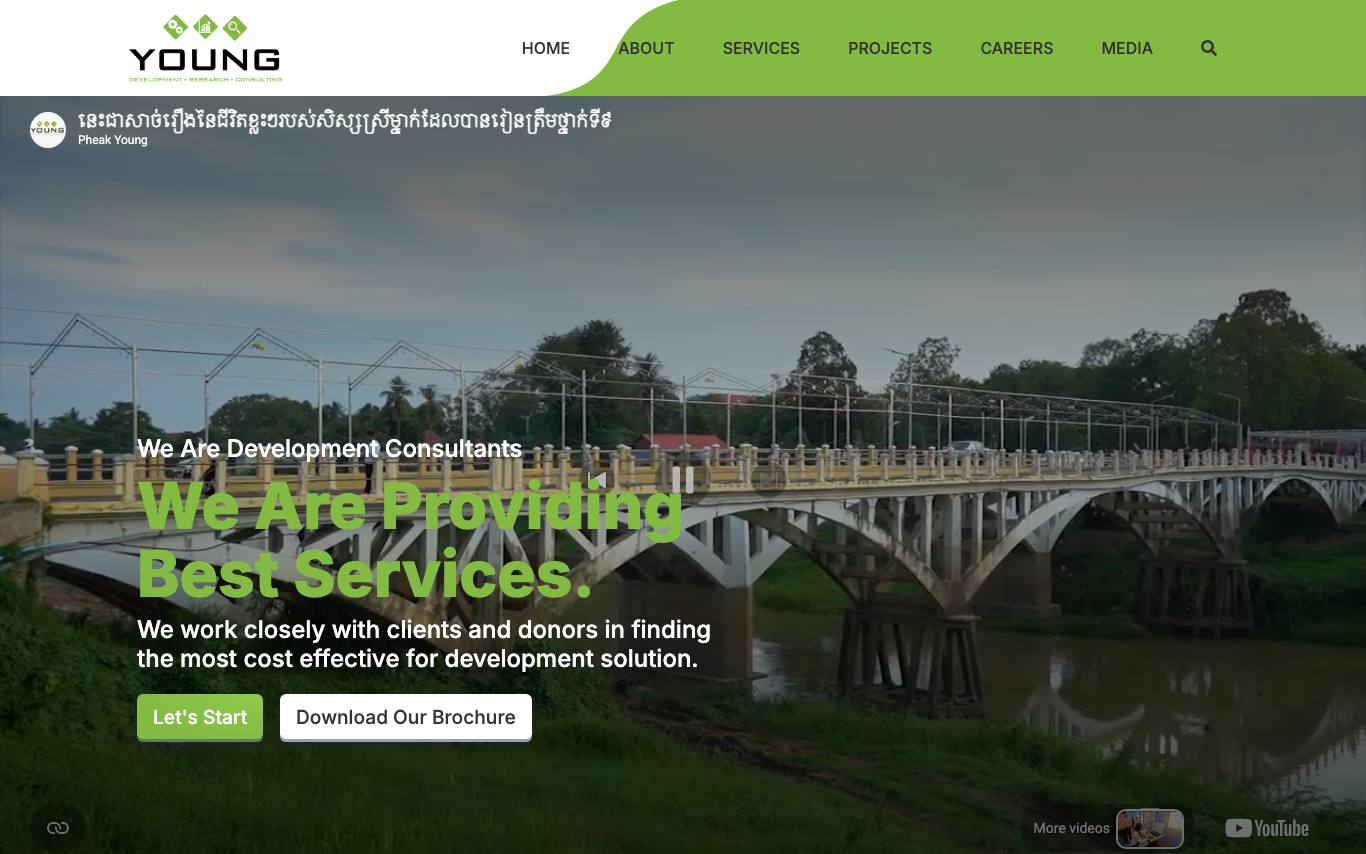 YDRC (Young Development Research Consultancy) homepage