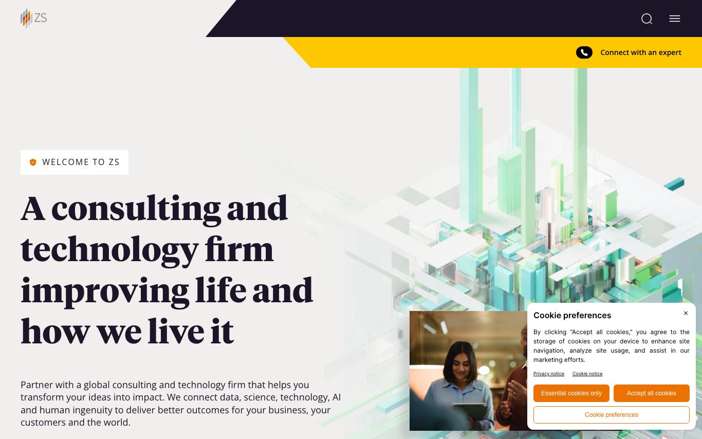 ZS Associates homepage